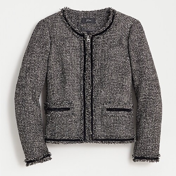 J. Crew Sparkling Constellation Tweed Lady Jacket